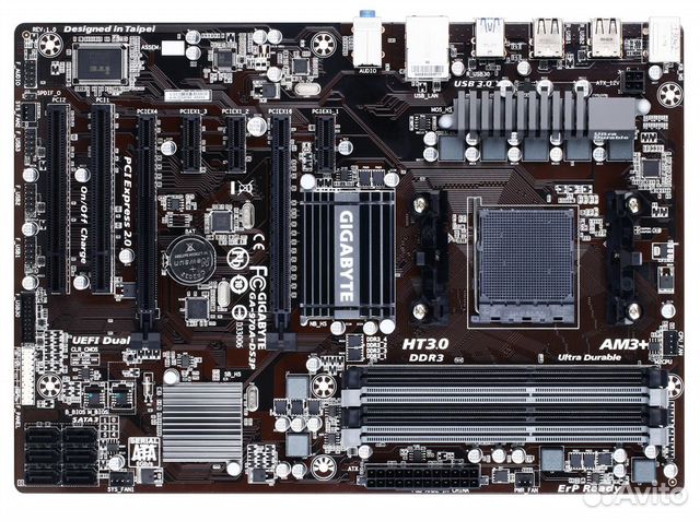 Gigabyte GA-970A-DS3P Socket AM3+ 4xDDR3 до 140W