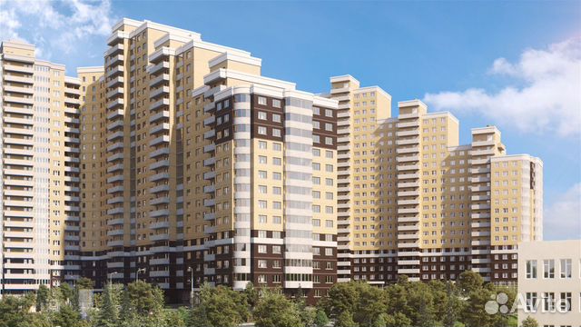 2-к квартира, 68.7 м², 16/25 эт.