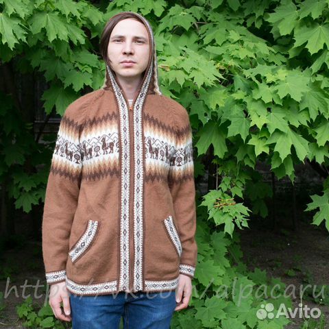 Мужские свитеры альпака шерсть Перу свитер альпака