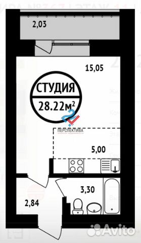 Студия, 28.2 м², 10/16 эт.
