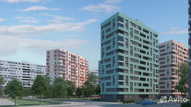 1-к квартира, 29.6 м², 1/13 эт.