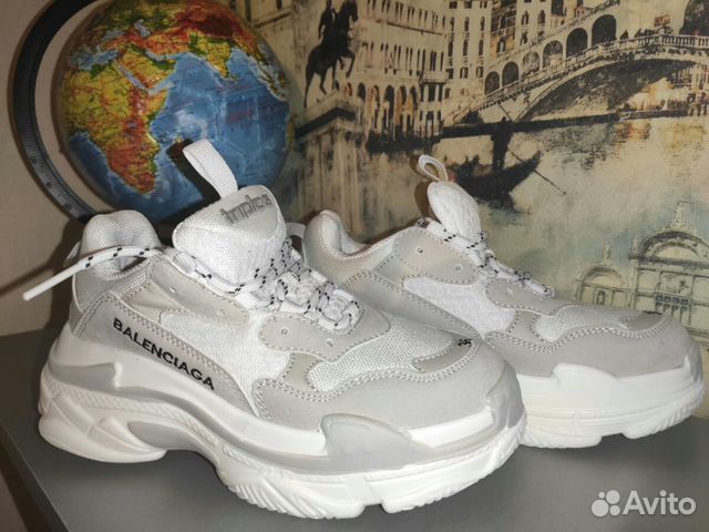 Кроссовки женские balenciaga triple S, текстильные Кроссовки женские balenciaga triple S, текстильные