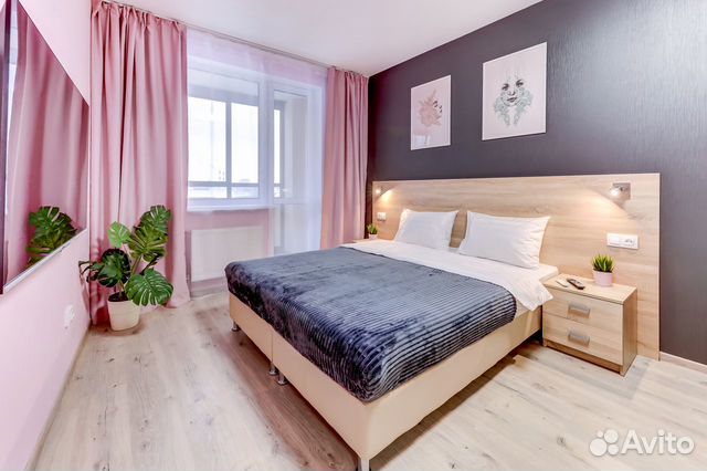 

2-к. квартира, 45 м², 2 кровати