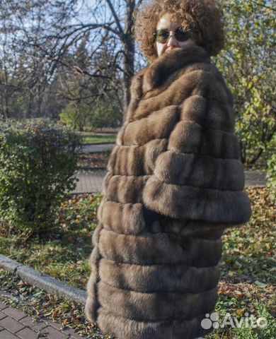Шуба из баргузинского соболя Италия