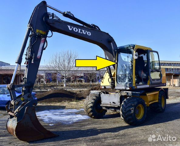Стекло лобовое верхнее, нижнее Volvo EW 140b145b