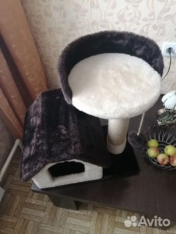 Домик для кошки с когтеточкой купить на Зозу.ру - фотография № 2