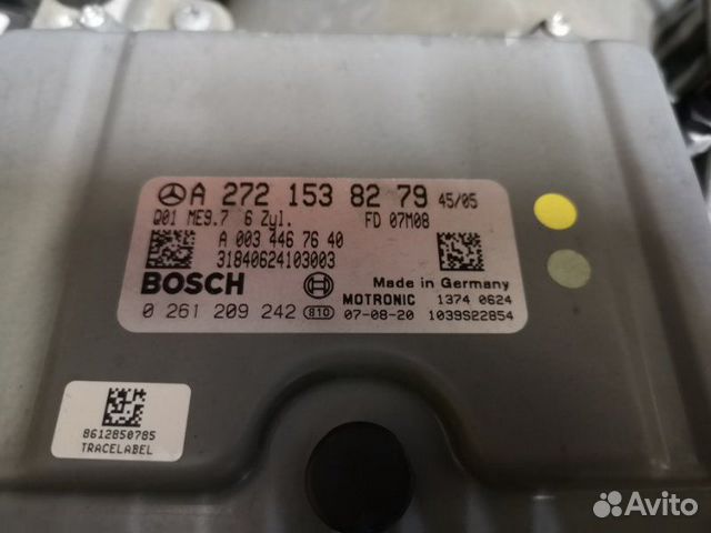Блок управления двигателя A272153827 Mercedes W639