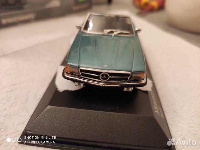 1/43 Minichamps Mercedes 350 sl,1008 ш.редкий цвет