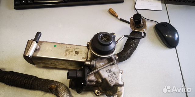 Клапан Егр EGR с теплообменником на Audi Q7 249hp