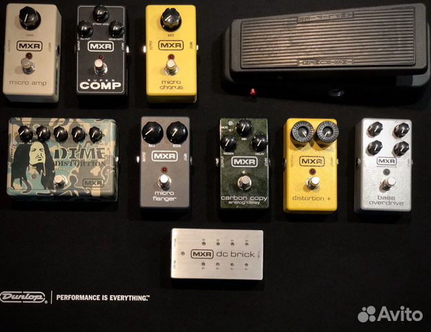 Гитарные педали MXR Dunlop в наличии Гитарные педали MXR Dunlop в наличии
