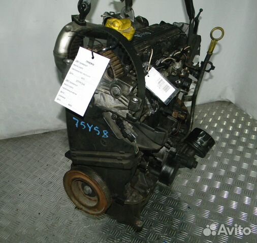 Двигатель K9K 722 на Рено Меган 2 1,5 dCi