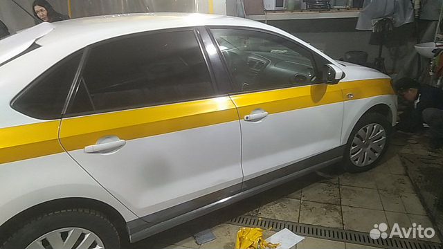Оклейка Авто пленкой под такси