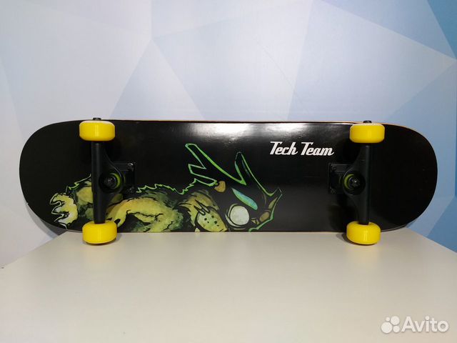 Скейтборд Tech Team TT Vulcan black, новый