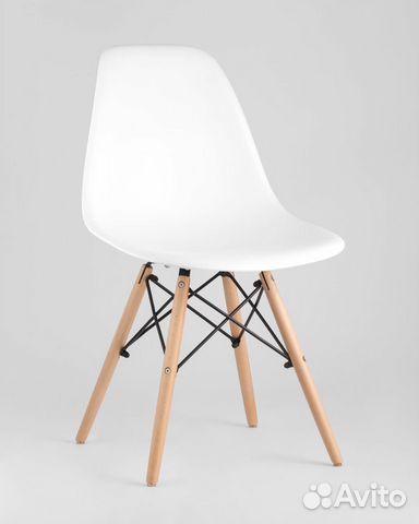 Обеденная группа стол Oslo Round WT, 2 стула Eames Обеденная группа стол Oslo Round WT, 2 стула Eames