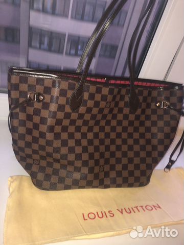 Сумка Шоппер Louis Vuitton Neverfull Луи Витон Azu