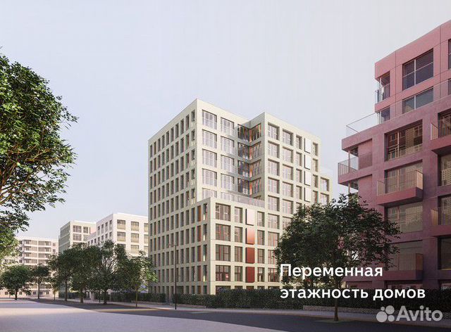 2-к квартира, 61.1 м², 3/10 эт.