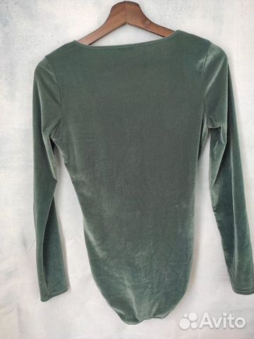 Бархатный боди. бархатный топ. xs-s oysho