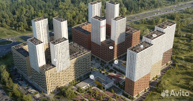 3-к квартира, 91.5 м², 29/33 эт. 3-к квартира, 91.5 м², 29/33 эт.