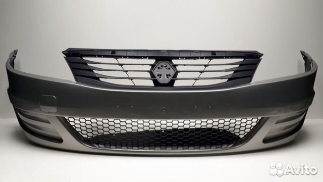 Бампер Renault Logan 1 фаза 2 Цвет Бежевый