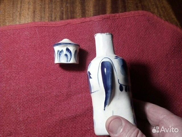 Графин «Слоник- Гжель» середины 20 века СССР Графин «Слоник- Гжель» середины 20 века СССР