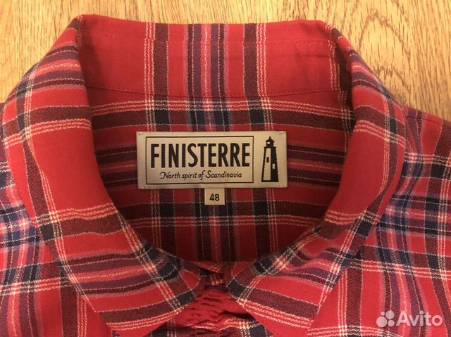Рубашка в клетку finisterre 48 новая Рубашка в клетку finisterre 48 новая
