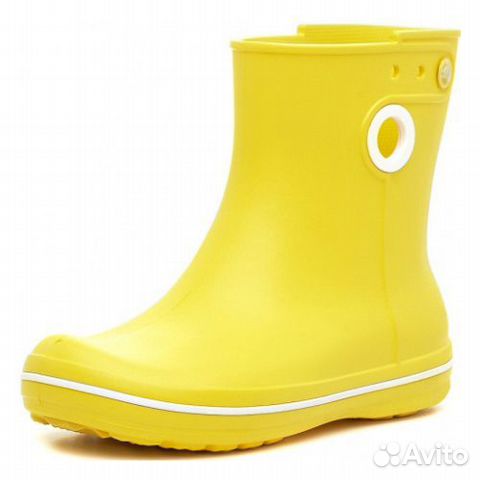 Резиновые сапоги crocs женские (желтые)
