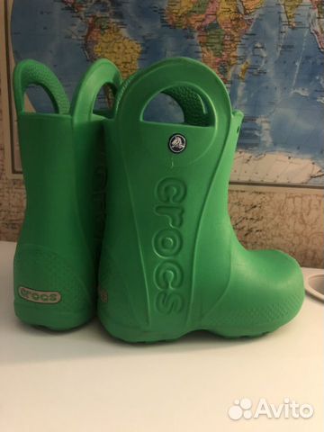 Резиновые сапоги crocs c9