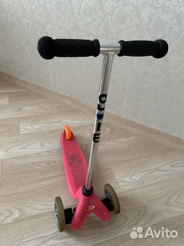 Самокат Micro Mini розовый б/у
