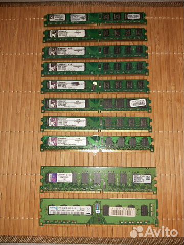 Оперативная память Kingston 1 и 2 G