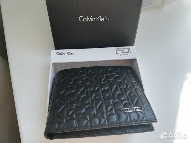 Calvin Klein.Made in USA.Бумажник.Натур кожа