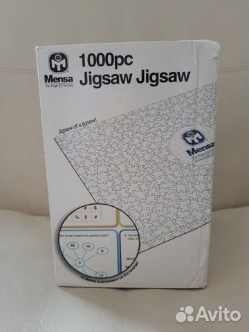 Мозаика пазл Mensa 1000 белый,дзен, новый Мозаика пазл Mensa 1000 белый,дзен, новый