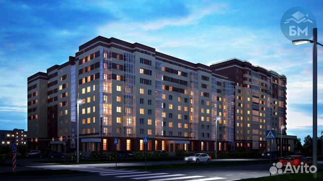 1-к квартира, 39.6 м², 8/9 эт.