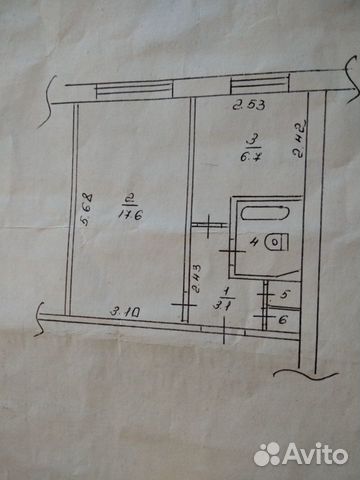 1-к квартира, 30.9 м², 1/5 эт. 1-к квартира, 30.9 м², 1/5 эт.