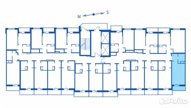 Студия, 24 м², 11/19 эт. Студия, 24 м², 11/19 эт.