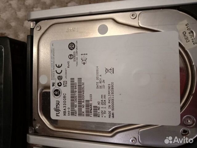 Жесткие диски серверные 300 гиг
