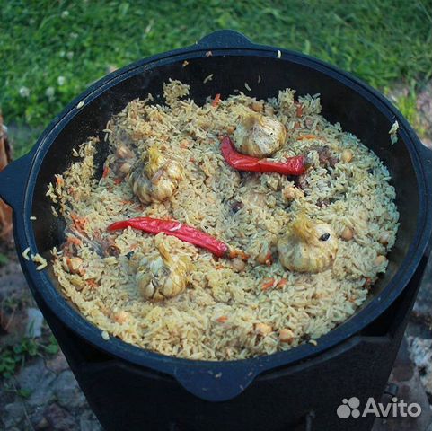 Настоящие Узбекские казаны из чугуна и печь Настоящие Узбекские казаны из чугуна и печь
