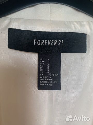 Пиджак Forever 21 Пиджак Forever 21