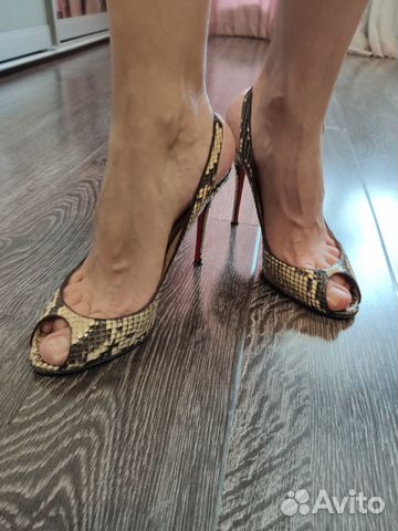 Туфли Christian Louboutin из кожи питона оригинал