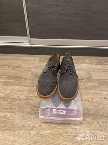 Замшевые ботинки Massimo dutti