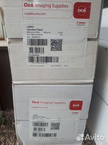 Рулонная бумага Oce Top Label Paper FSC Рулонная бумага Oce Top Label Paper FSC