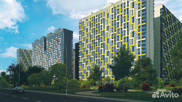 2-к квартира, 66.4 м², 2/22 эт. 2-к квартира, 66.4 м², 2/22 эт.