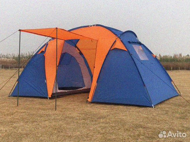 Палатка с тамбуром 6-ти местная 1002-6