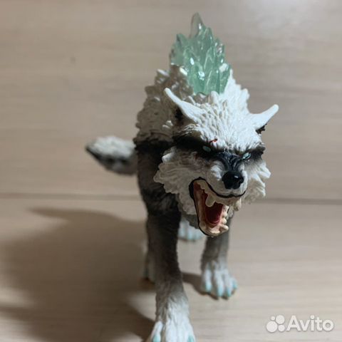 Schleich снежный волк,пещерный медведь