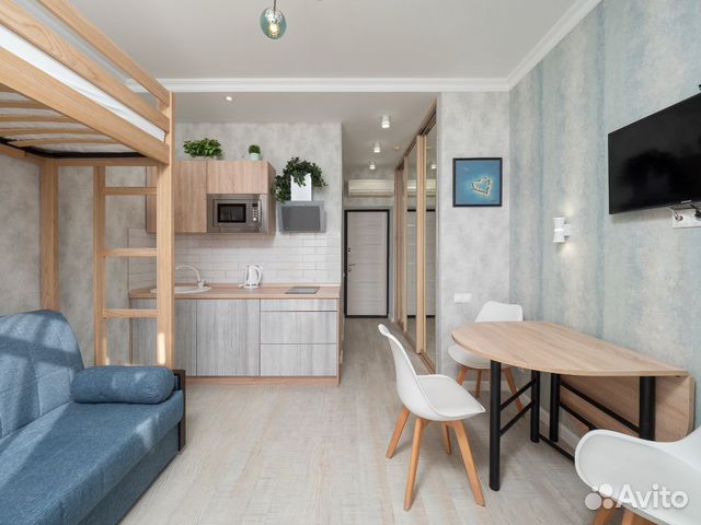 

Квартира-студия, 25 м², 2 кровати
