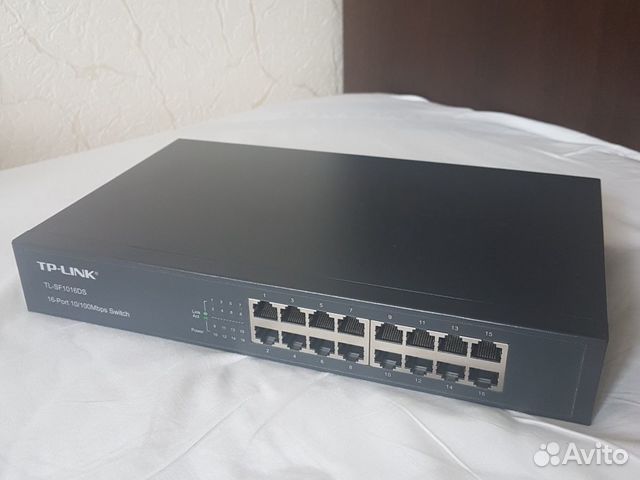 Коммутатор TL-SF1016DS 16 портовый Fast Ethernet