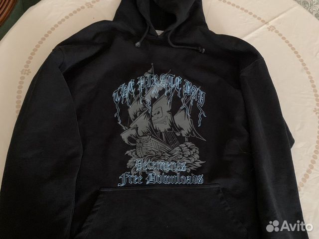 Худи vetements “The Pirate Bay”