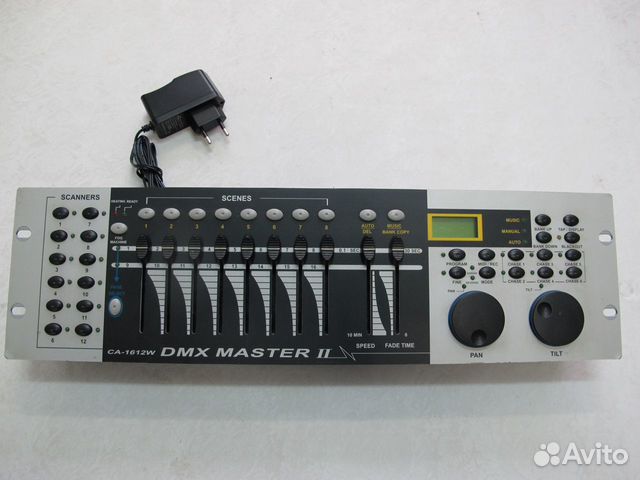 Световой контроллер DMX master II бу 1 шт Световой контроллер DMX master II бу 1 шт