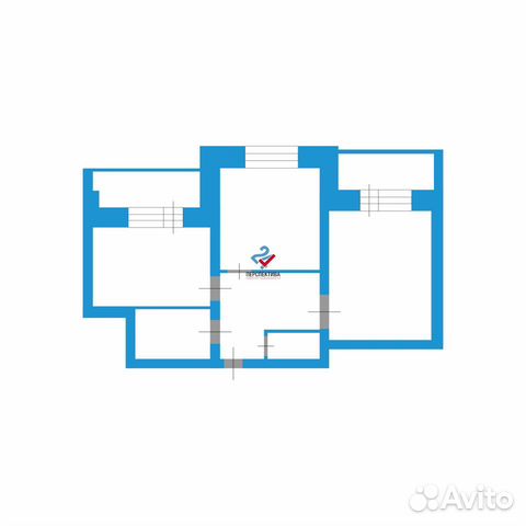 1-к квартира, 50.5 м², 3/5 эт.