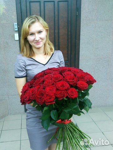 Букет 31 роза крупный бутон