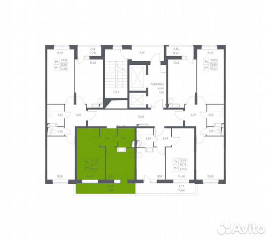 1-к квартира, 32.7 м², 15/17 эт.